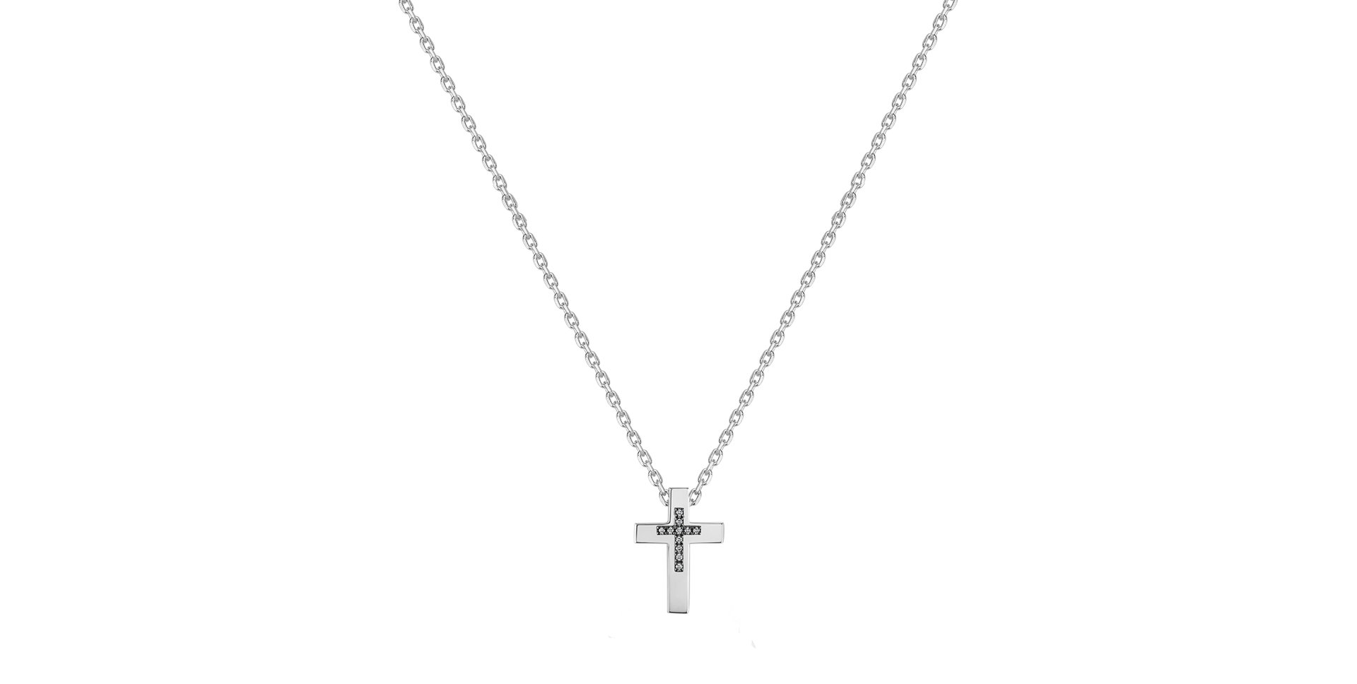Diamond necklace Cross