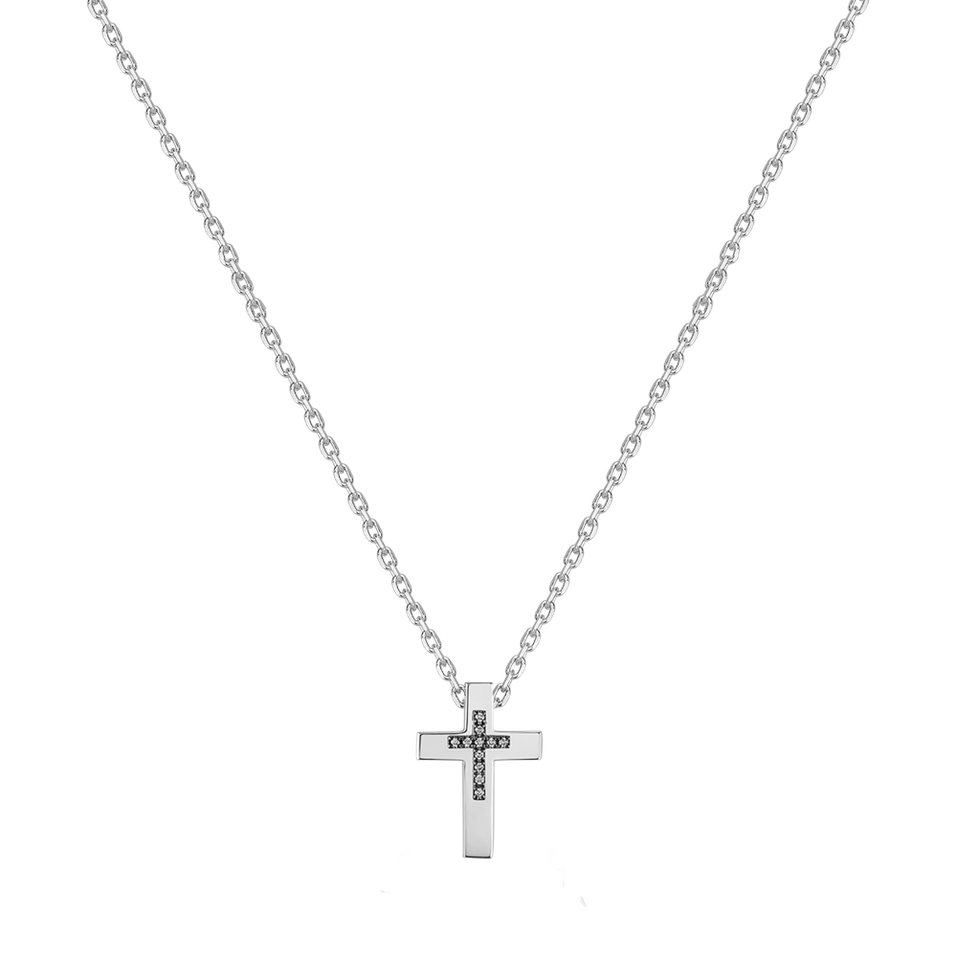 Diamond necklace Cross