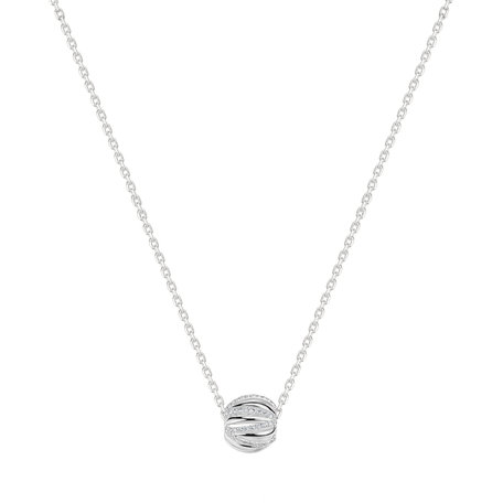 Diamond necklace Golden Ball