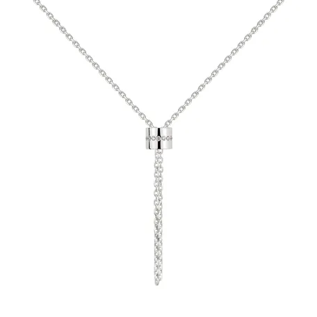Diamond necklace Infinity Circles