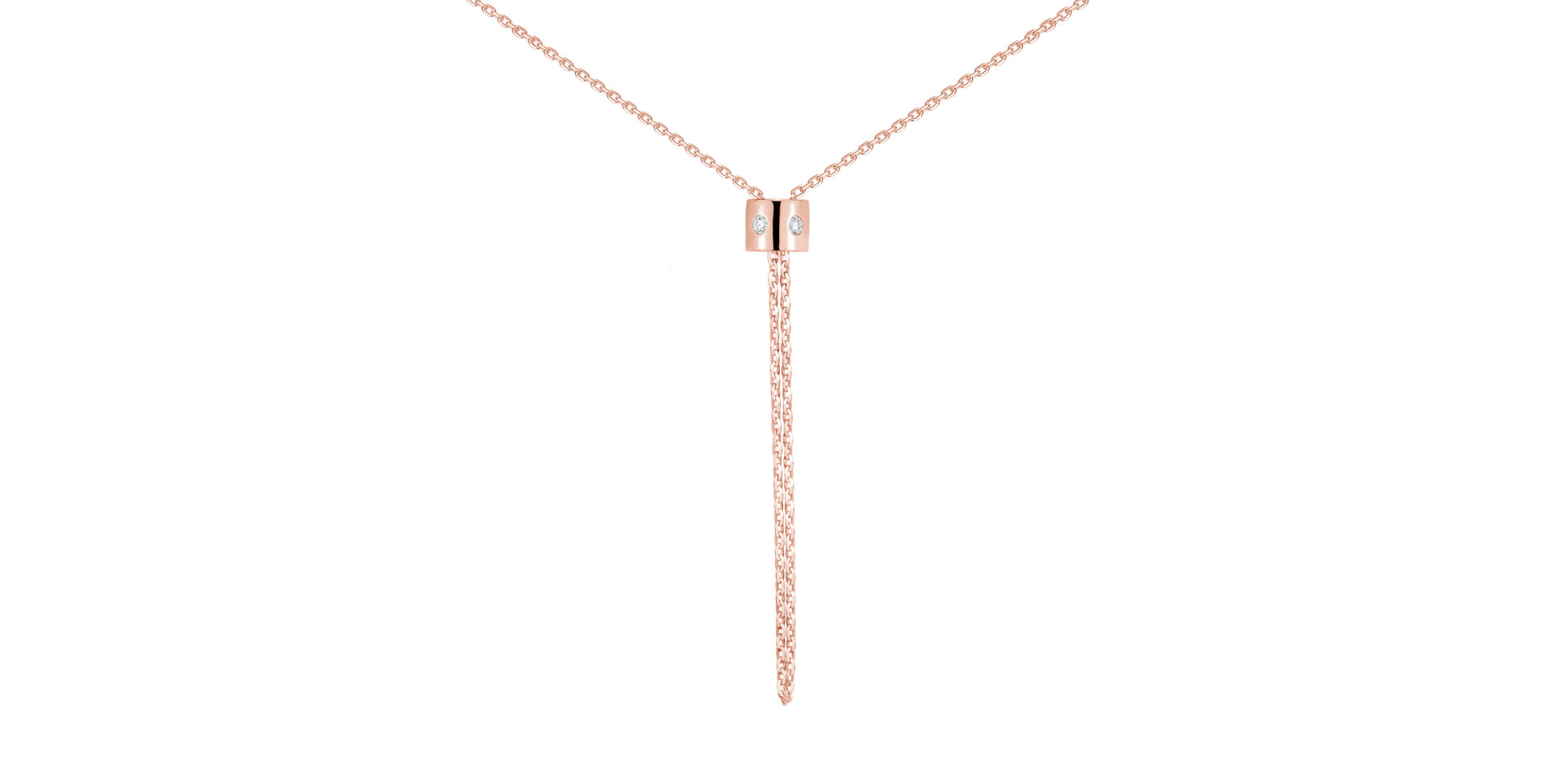Diamond necklace Ring of Unity