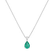 Diamond necklace with Emerald Whispers of Avalon2