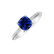 Diamond ring with Sapphire Melody Harmony2