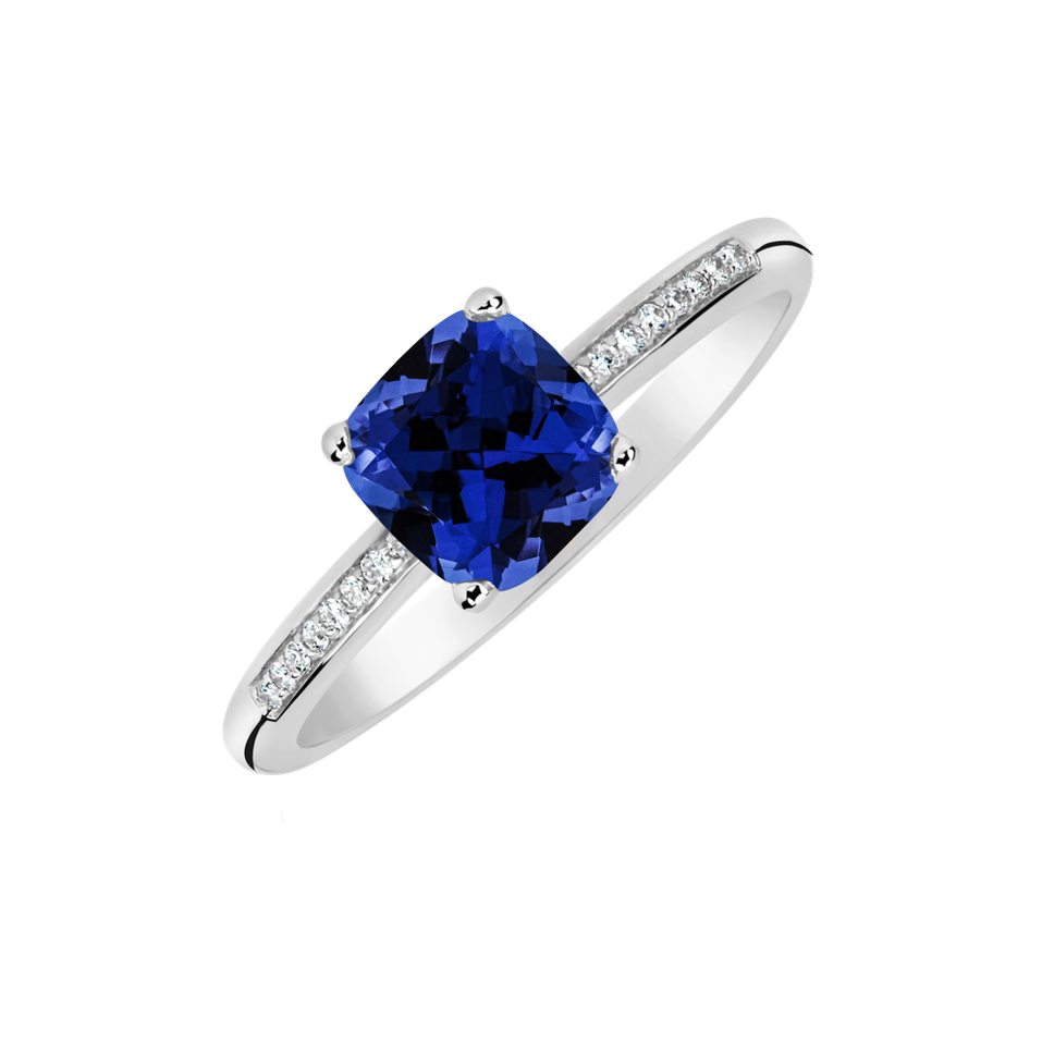 Diamond ring with Sapphire Melody Harmony