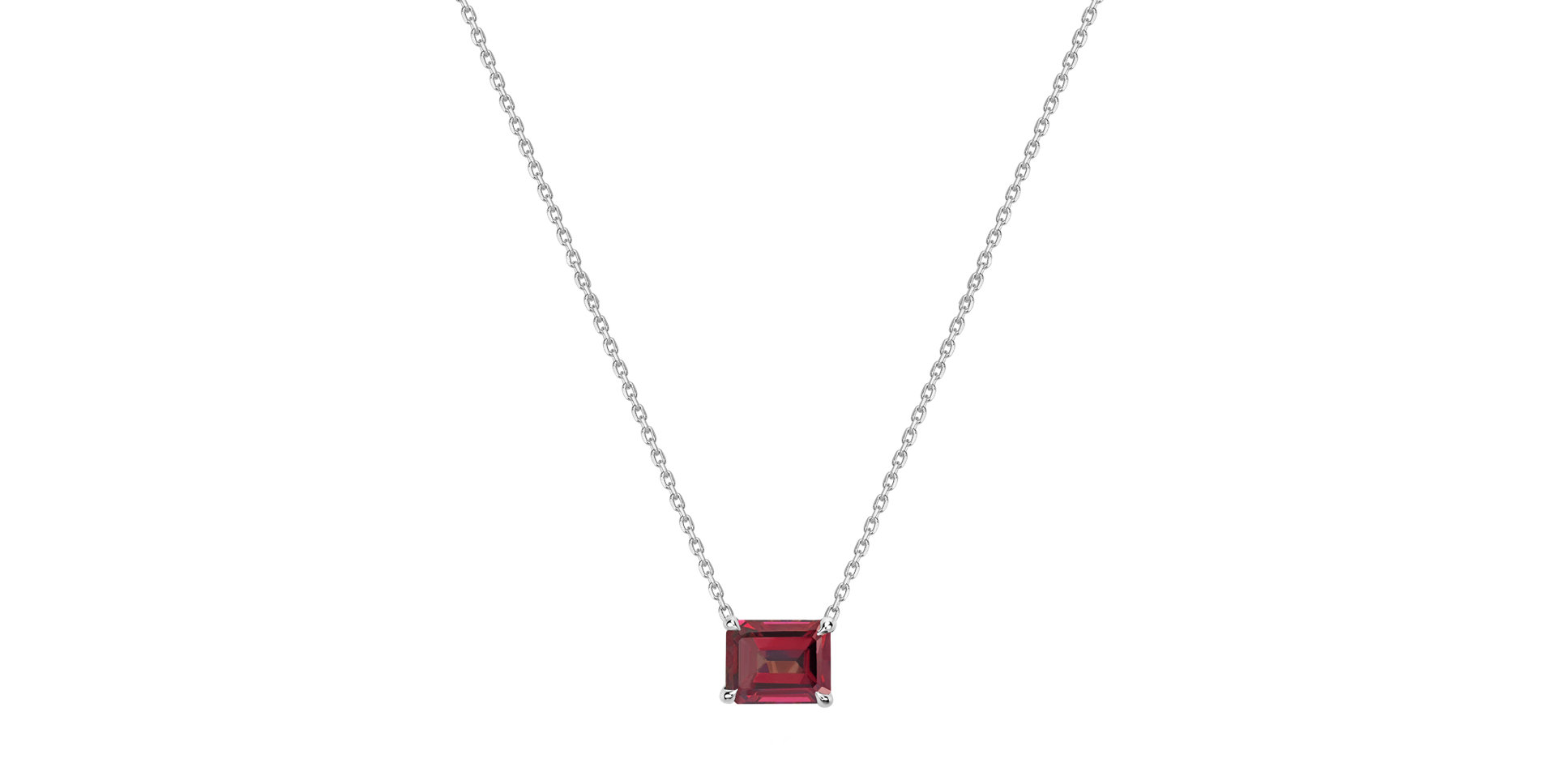 Necklace with Rhodolite Winslow