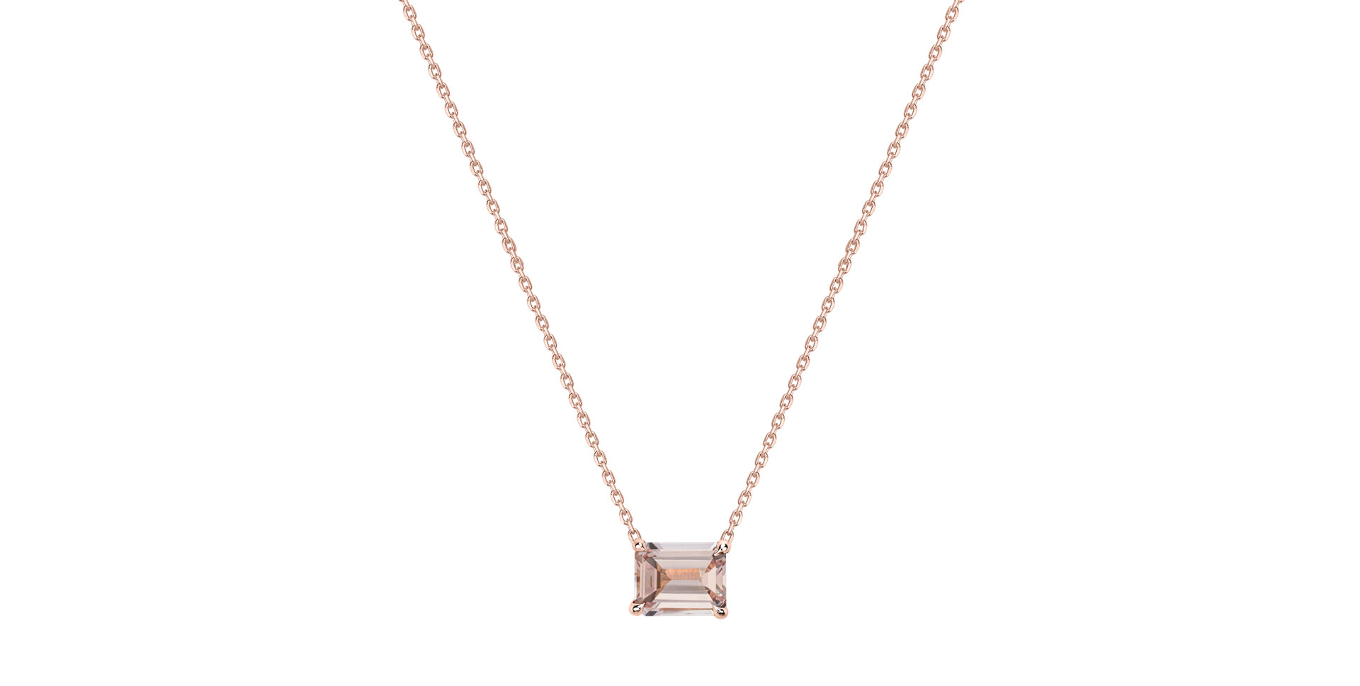 Necklace with Morganite Corinne