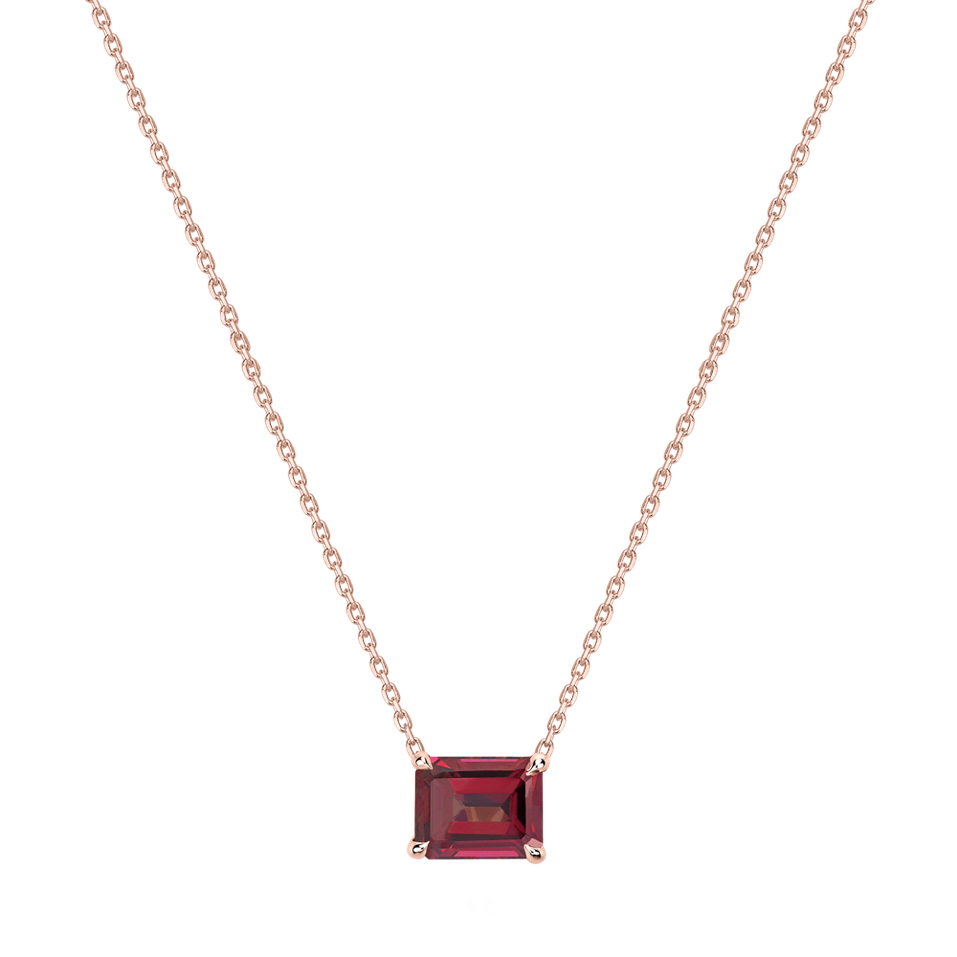 Necklace with Rhodolite Winslow