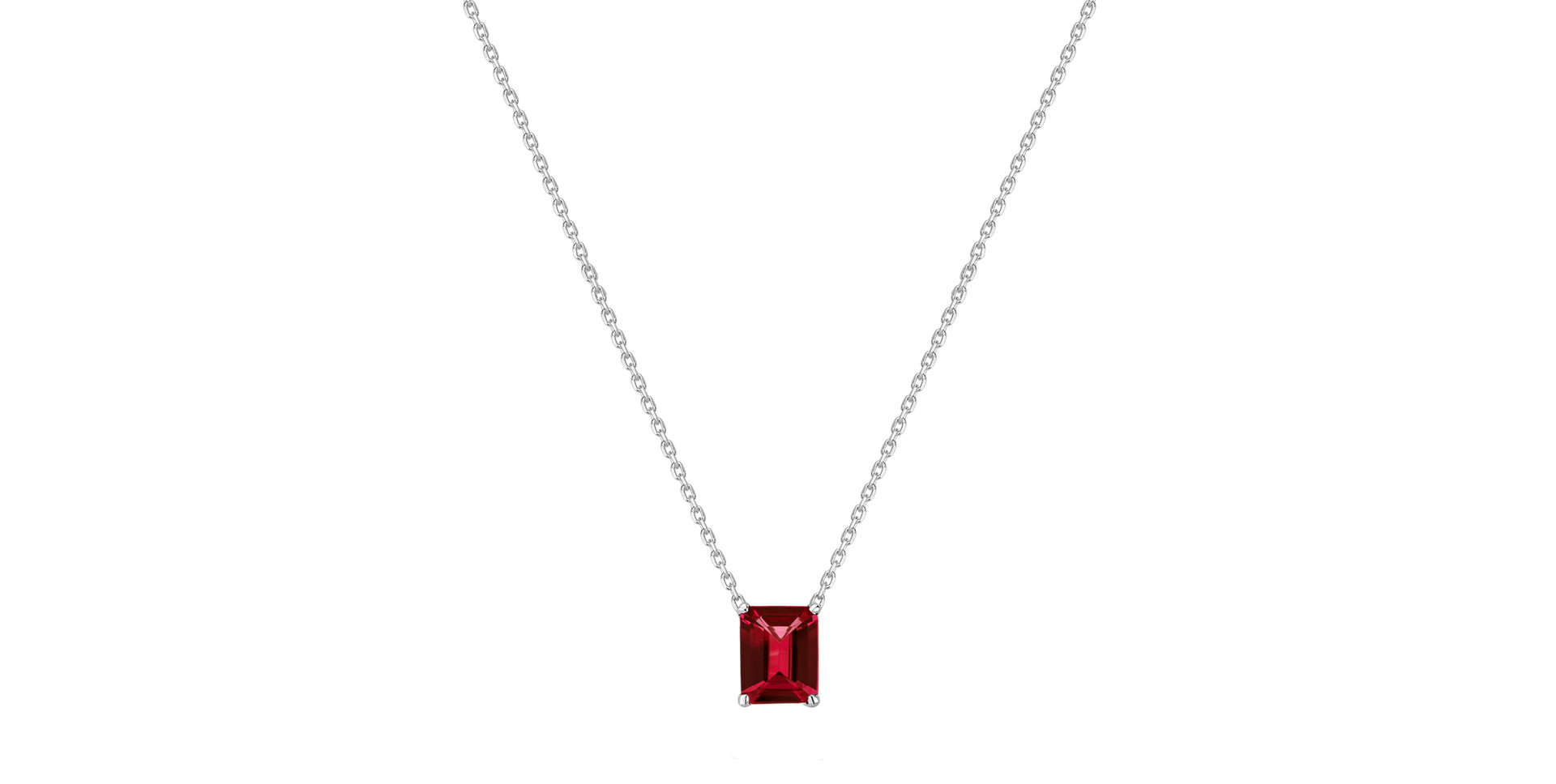 Necklace with Ruby Mosselyn