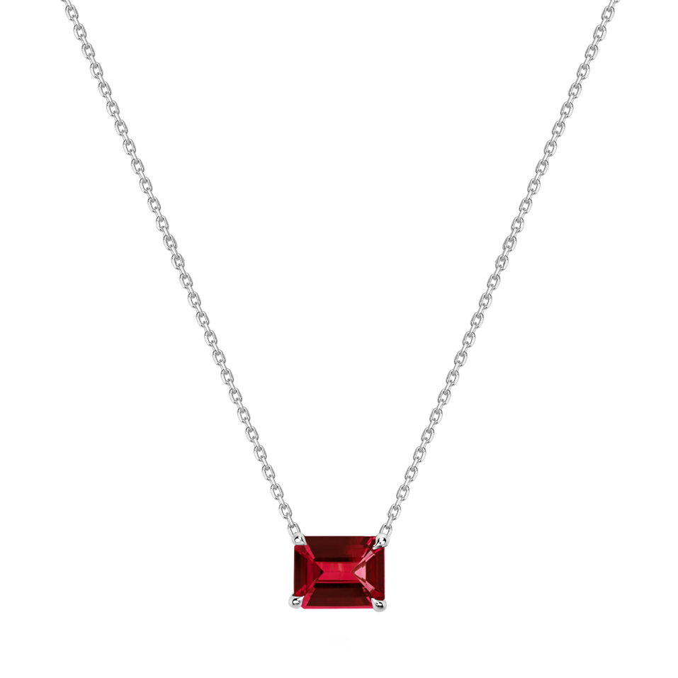Necklace with Ruby Corinne