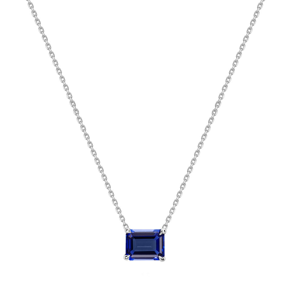 Necklace with Sapphire Corinne