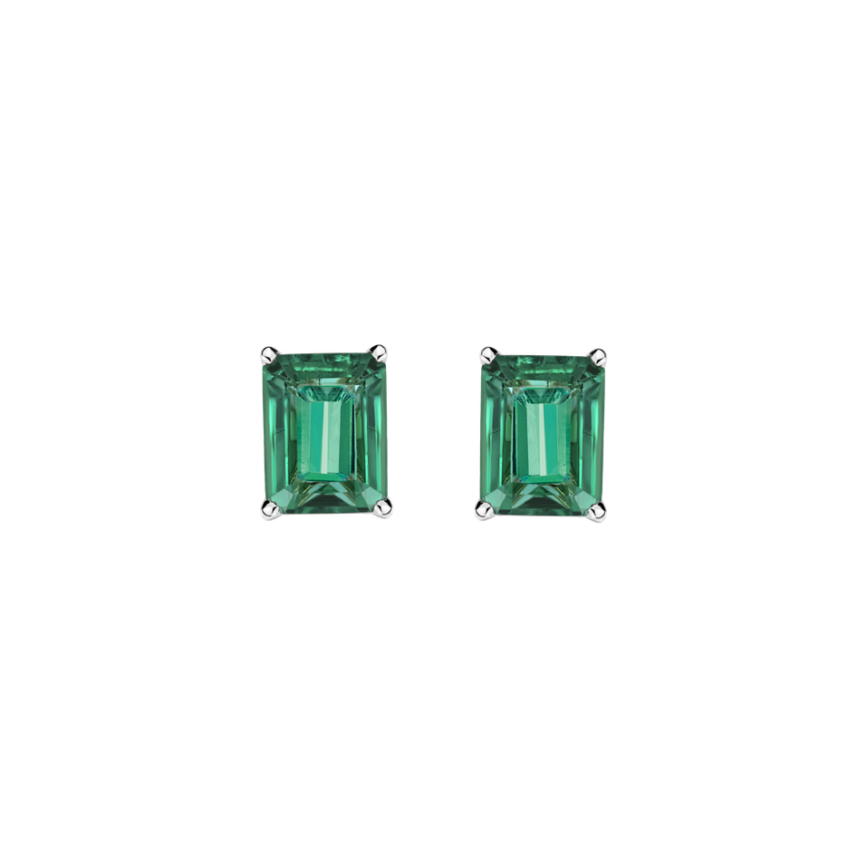 Earrings with Emerald Thostra