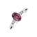 Diamond ring with Rhodolite Elysandria2