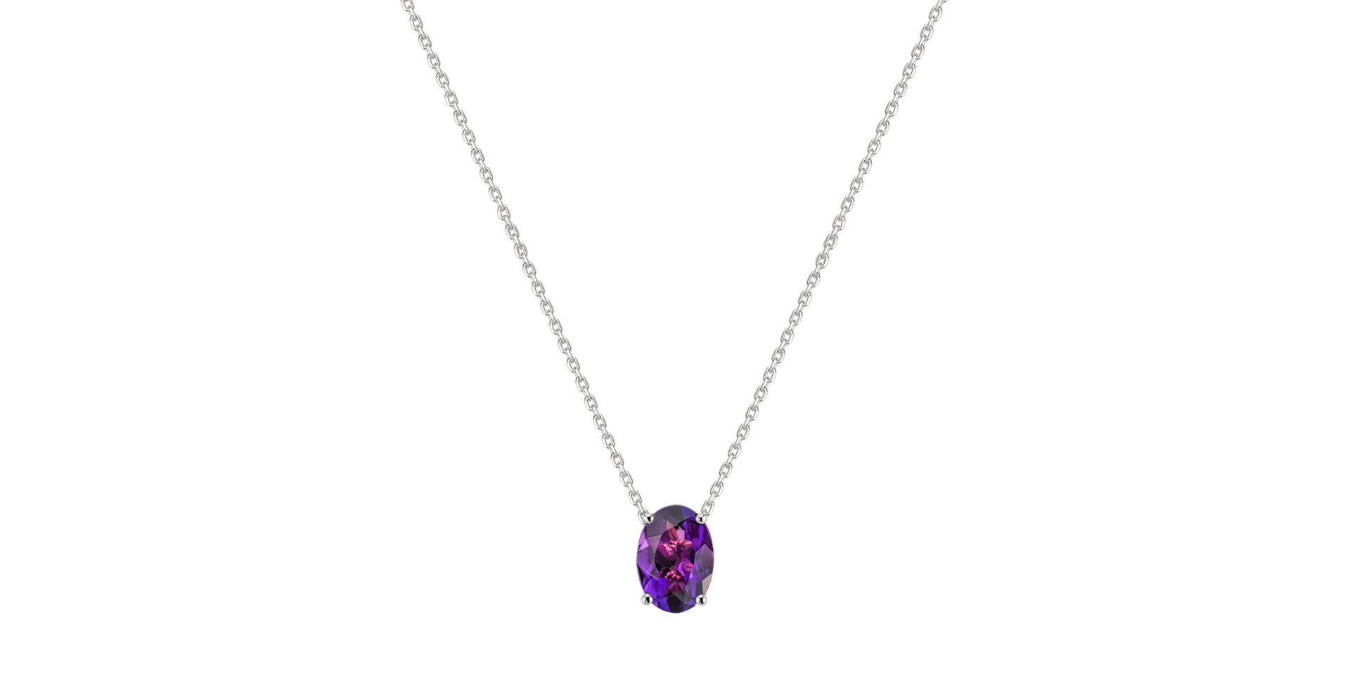 Necklace with Amethyst Mystic Abyss