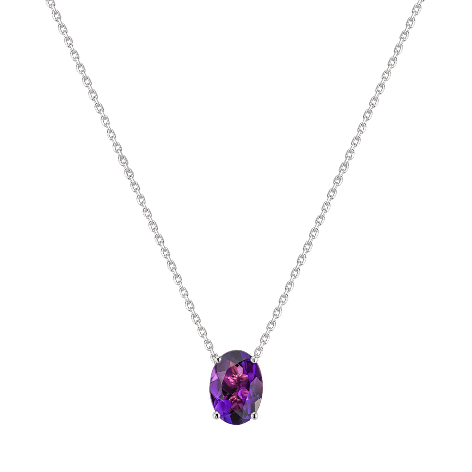 Necklace with Amethyst Mystic Abyss