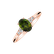 Diamond ring with Tourmaline Elysandria2