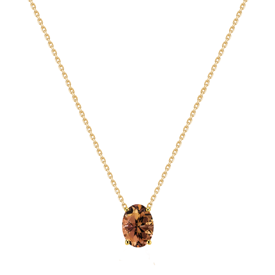 Necklace with Tourmaline Mystic Abyss