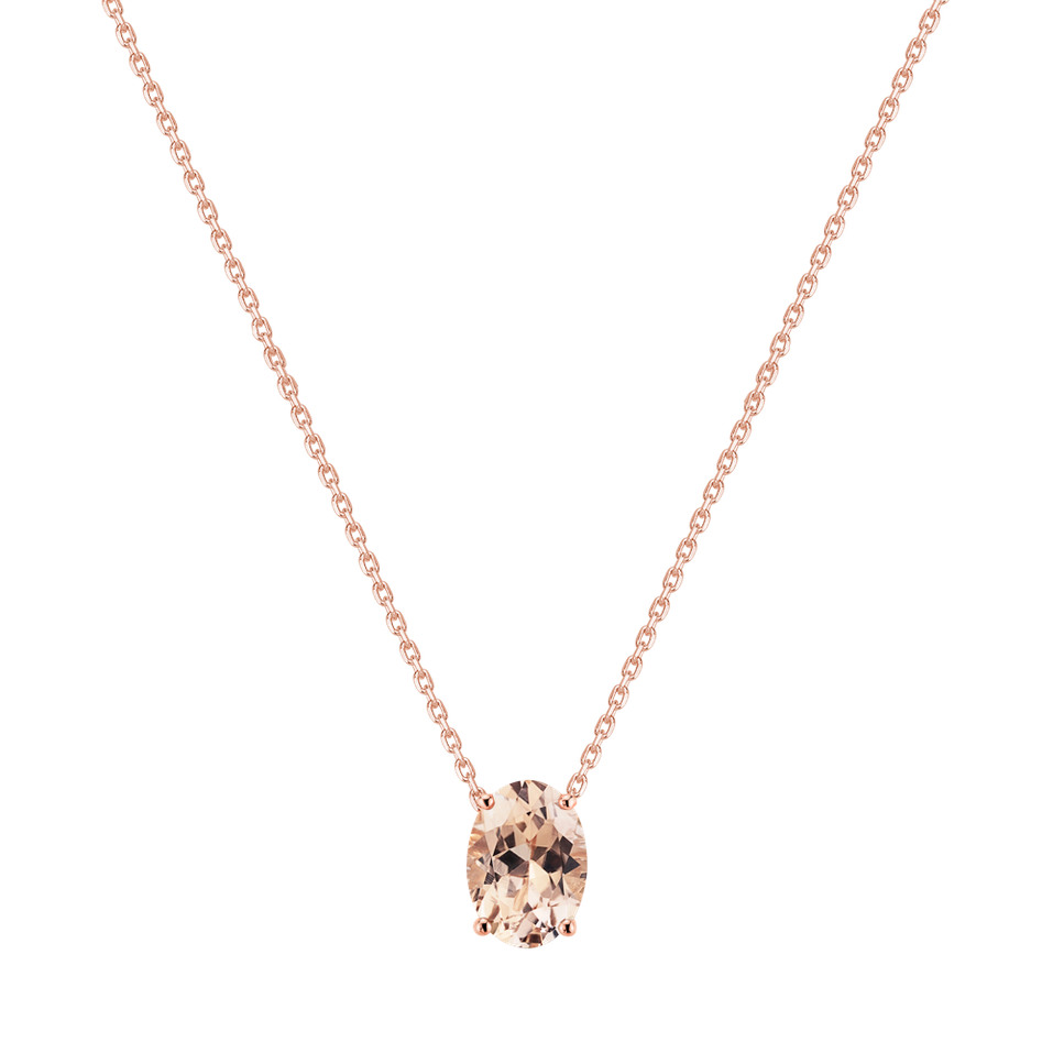 Necklace with Morganite Mystic Abyss
