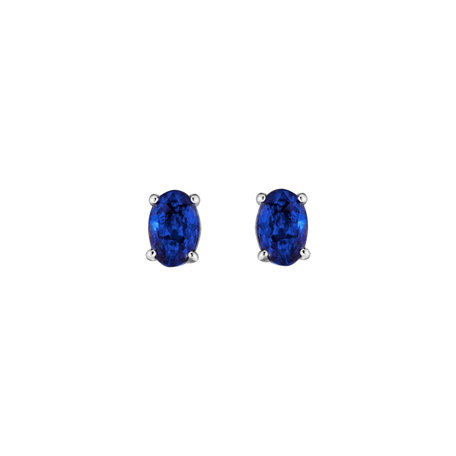 Earrings with Sapphire Mystic Light