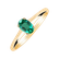 Ring with Emerald Mystic Light2