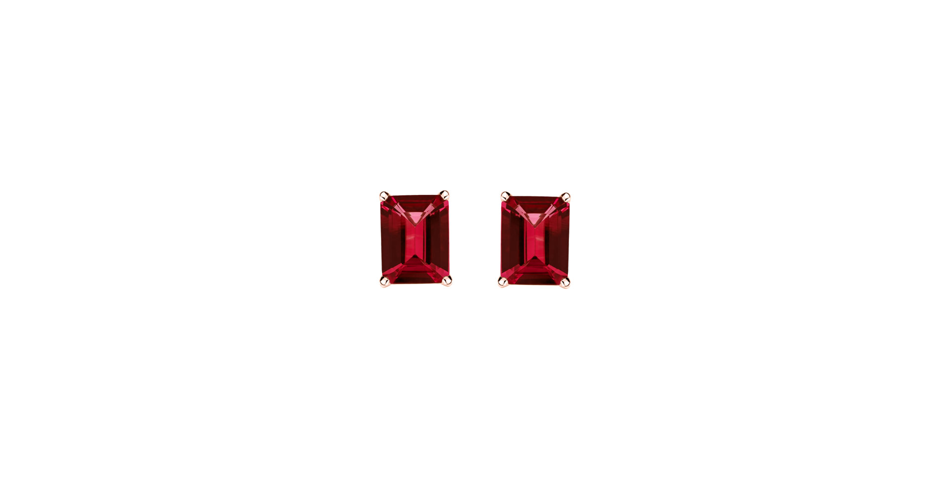 Earrings with Ruby Winslow