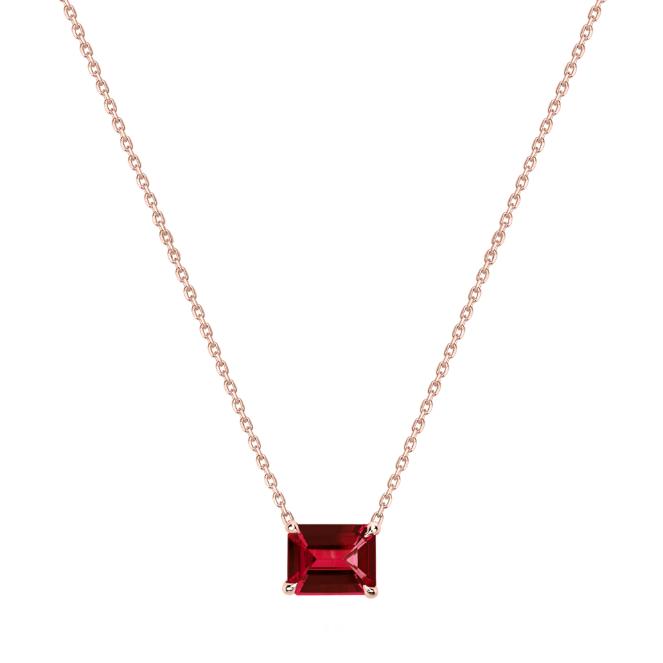 Necklace with Ruby Winslow