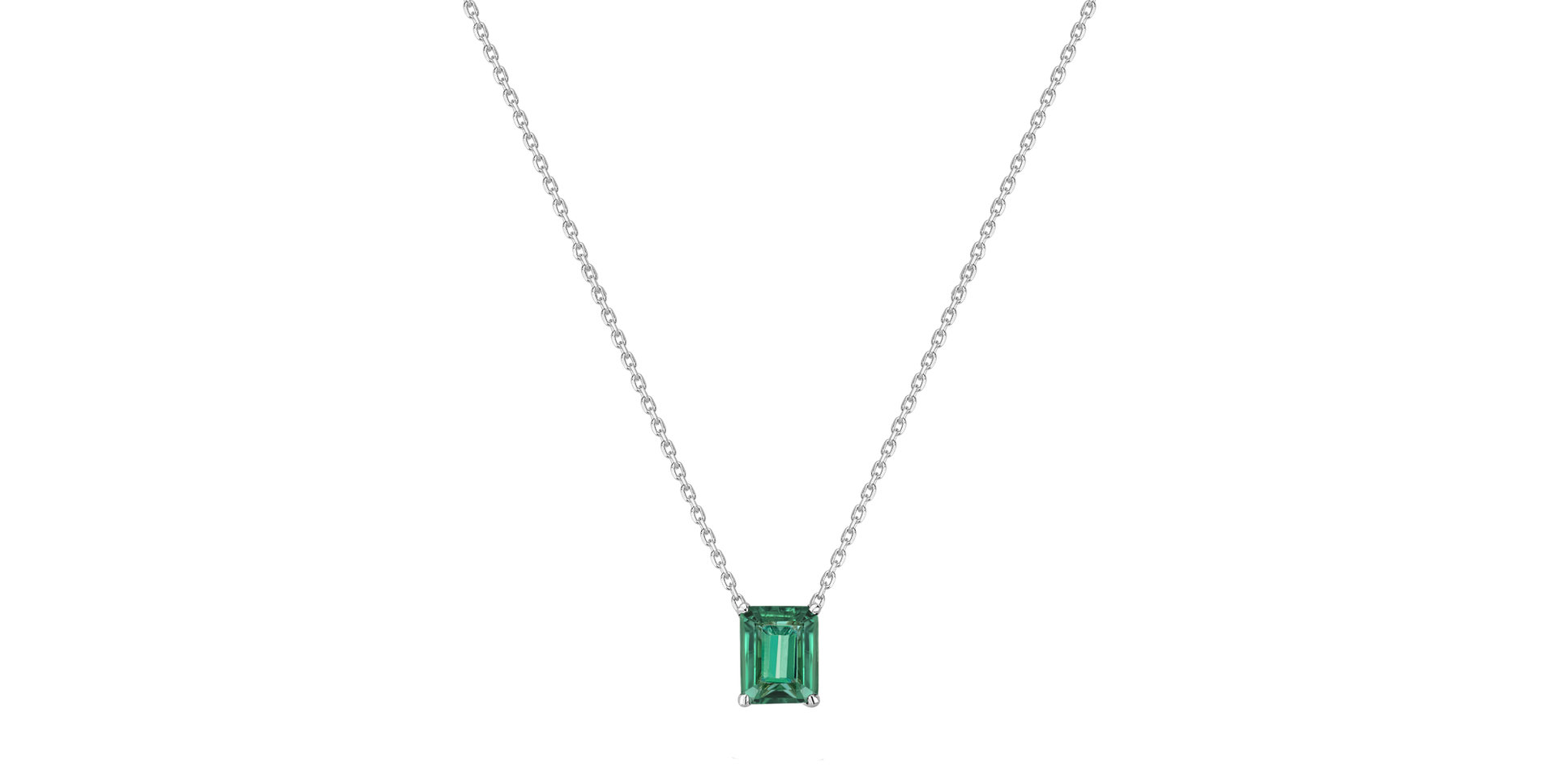 Necklace with Emerald Winslow