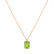 Diamond necklace with Peridot Mireth2