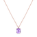 Diamond necklace with Amethyst Mireth2