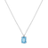 Diamond necklace with Topaz Mireth2