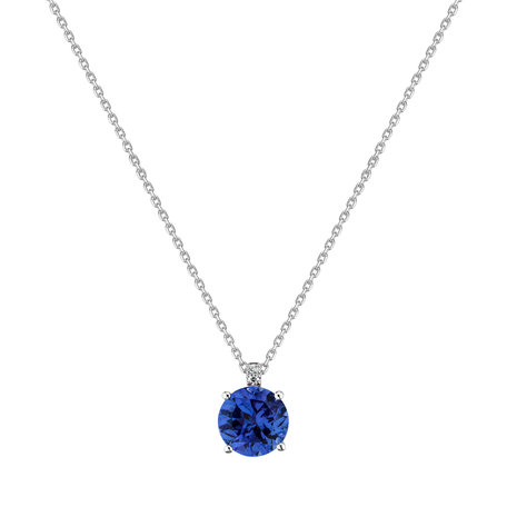 Diamond necklace with Tanzanite Zorabelle