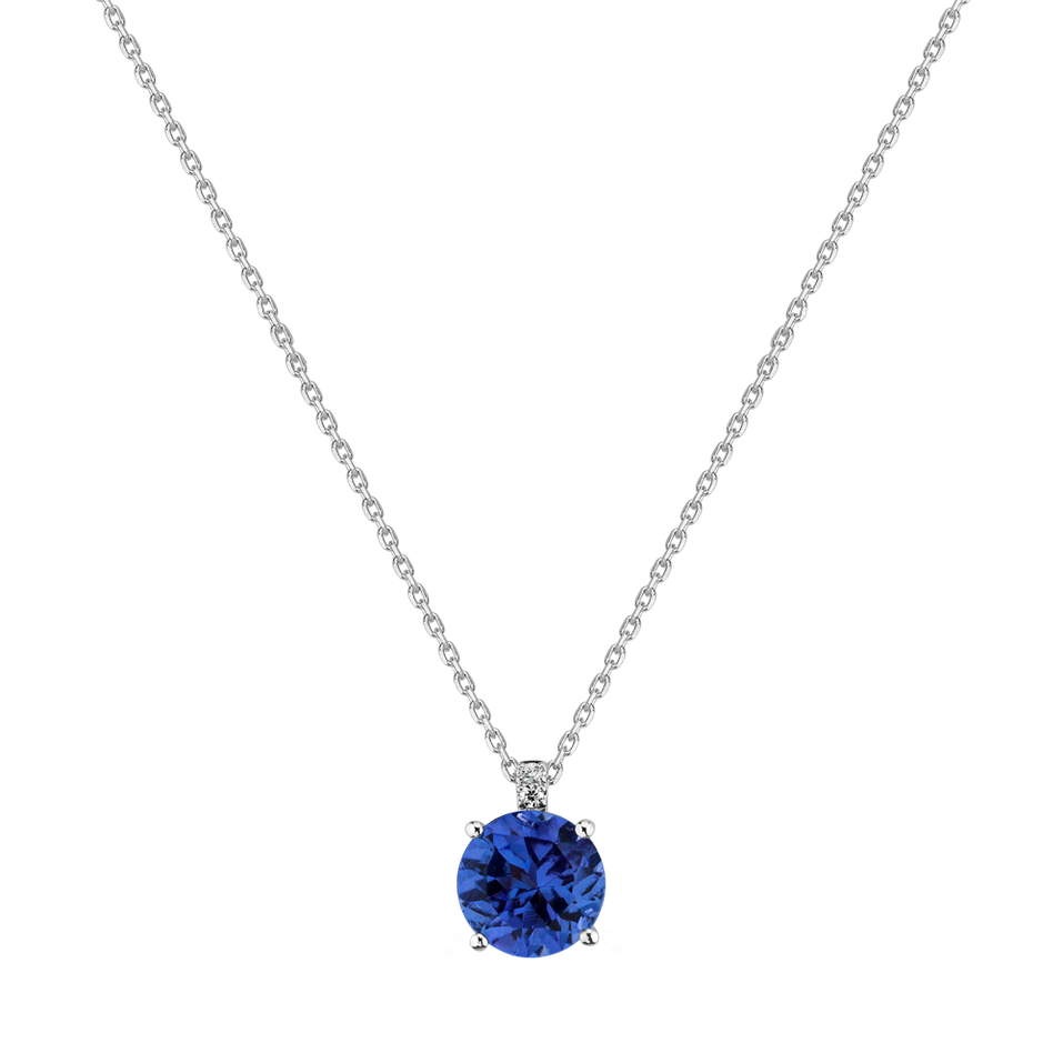 Diamond necklace with Tanzanite Zorabelle