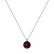 Diamond necklace with Rhodolite Zorabelle2