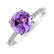 Diamond ring with Amethyst Zorabelle2