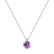Diamond necklace with Amethyst Zorabelle2