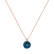 Diamond necklace with Topaz Zorabelle2