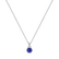 Diamond necklace with Tanzanite Midnight Serenity2