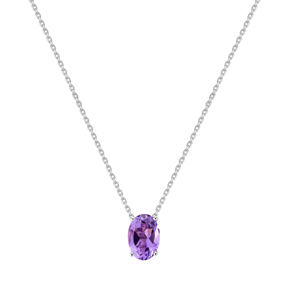 Necklace with Amethyst Mystic Depth