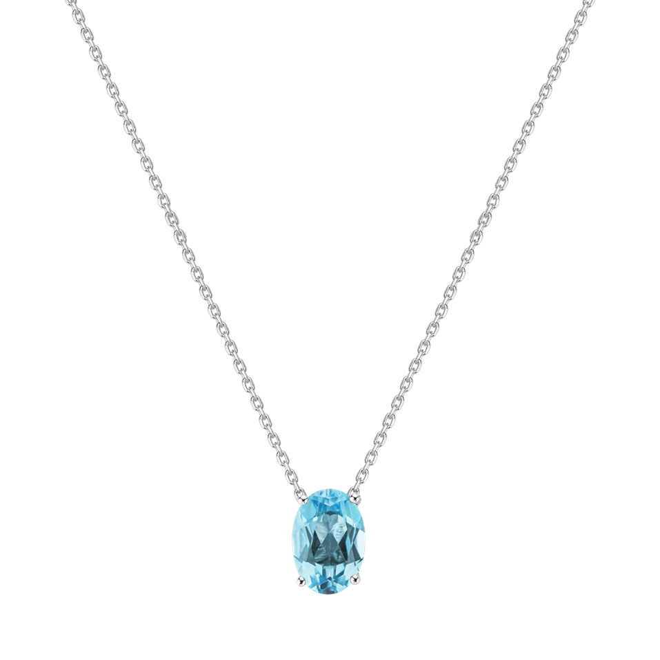 Necklace with Topaz Mystic Depth