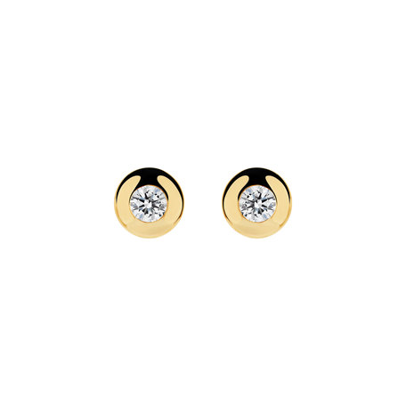 Diamond earrings Sweet Dot