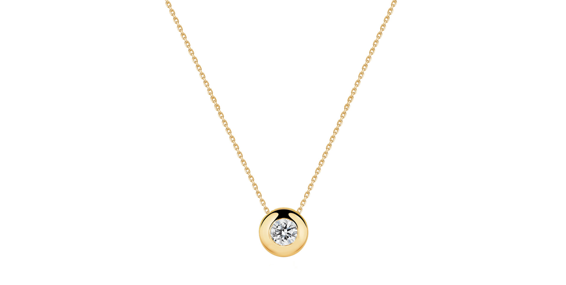 Diamond necklace Sweet Dot