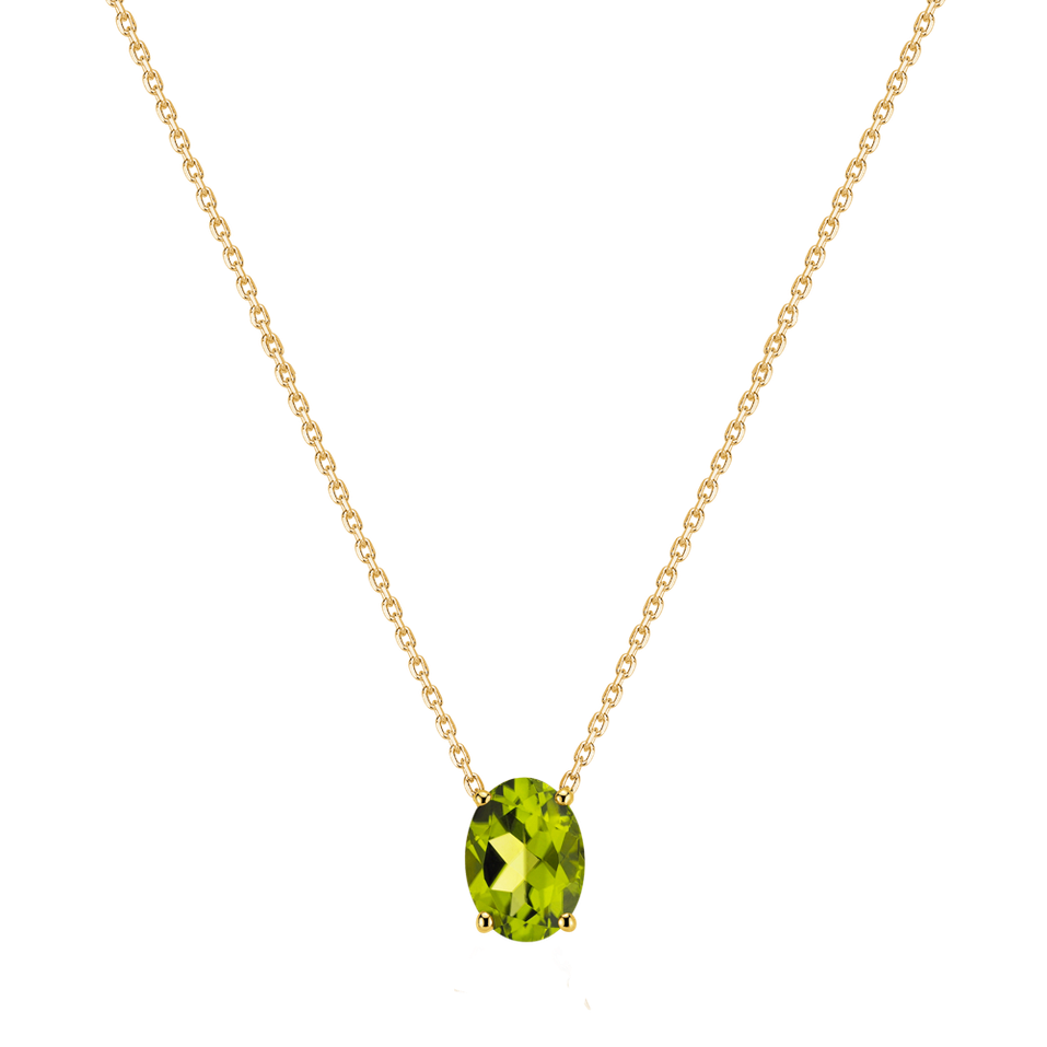 Necklace with Peridote Mystic Depth