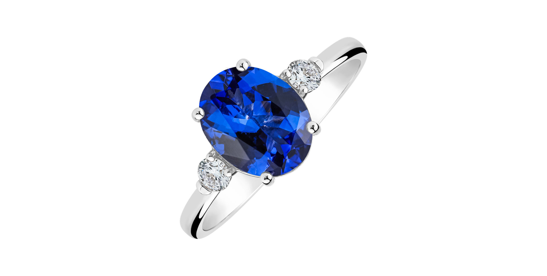 Diamond ring with Tanzanite Asuan