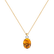 Diamond necklace with Citrine Asuan2