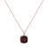 Diamond necklace with Rhodolite The Countess2