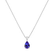 Diamond necklace with Tanzanite Whispers of Light2