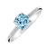 Diamond ring with Topaz Satin2