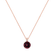 Diamond necklace with Rhodolite Zephyrine2
