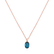 Diamond necklace with Topaz Lauriene2