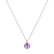 Diamond necklace with Amethyst Amariel2