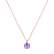 Diamond necklace with Amethyst Amariel2